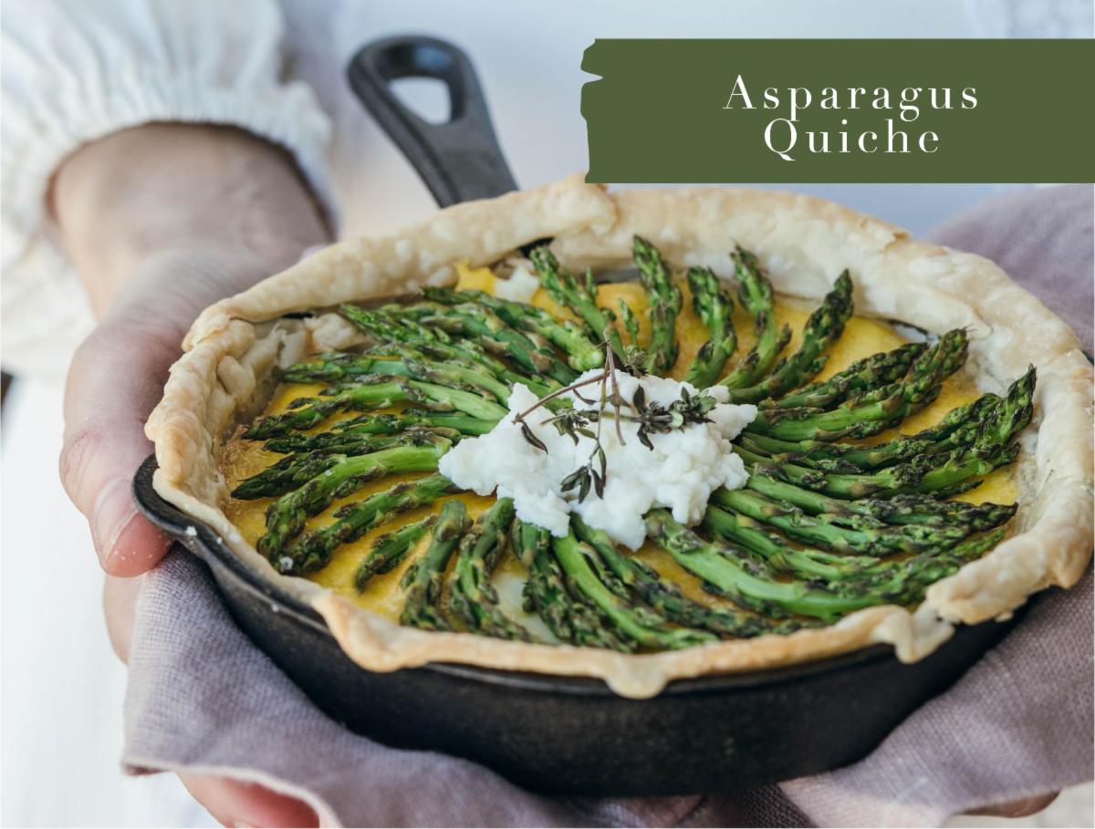 Asparagus Quiche The Cupboard